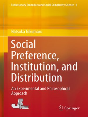 cover image of Social Preference, Institution, and Distribution